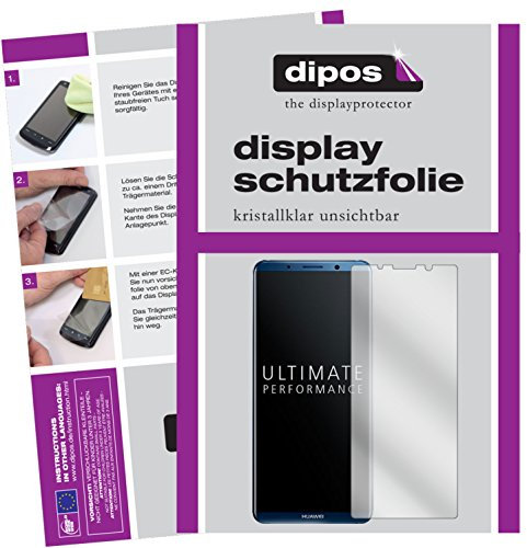 dipos I 6X Protector de Pantalla Compatible con Huawei Mate 10 Pro pelicula Protectora Claro