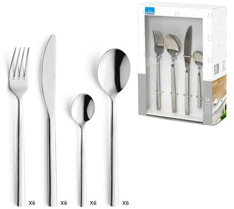 Amefa Carlito - Cubertería (24 piezas)