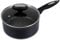 Zyliss E980139 Ultimate Non-Stick Saucepan with Lid, 18cm/2L, Forged Aluminium, Black, Rockpearl Plus Non-Stick Technology, Suitable for All Hobs Including Induction