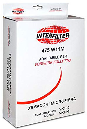 6pz Sacchetti Vorwerk Folletto Vk 135 Vk 136 Di Qualita