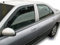 J&J AUTOMOTIVE | Heko Deflecteurs d'air Déflecteurs de Vent Compatible avec 406 4P. Berlina 1995-2003, Ensemble 4 pcs, Aérodynamique, Montage Facile