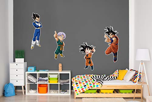 Wandaufkleber aus Vinyl Dragon Ball Super offizielles Produkt | 90 x 60 cm | Originalware | Vinyl Aufkleber | Dekoration | DBS