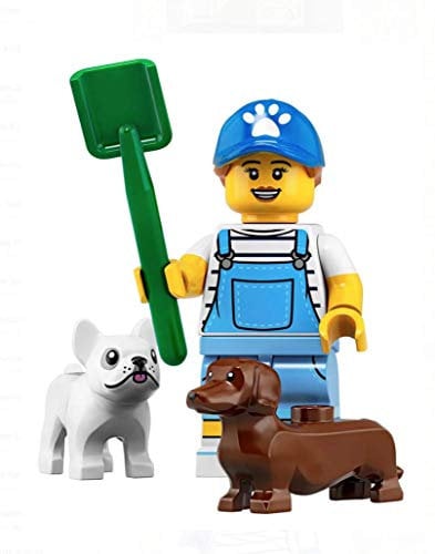 LEGO Minifigures Series 19 Dog Sitter + Dogs Minifigure 71025 (Bagged)