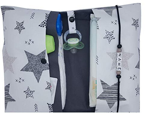 Große Windeltasche XXL mit Name Wickeltasche