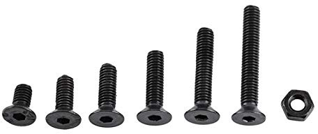 Tornillos Allen M3 Cabeza Botón Acero Aleación | Fijación empotrada en espacios reducidos, Cabeza troncocónica negra, Sujetadores para electrodomésticos maquinaria muebles