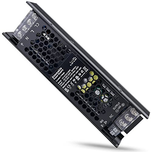 REYLAX LED Trafo 24V 60W Dimmbar TRIAC & 0/1-10V, Netzteil 24V 2.5A, Konstantspannungs Led Transformator, Trafo 230V auf 24V Schalt Niedervolt LED Treiber, Für 24 Volts LED Streifen