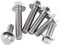 Tornillo al por mayor 10pcs M8 Acero inoxidable Ss304 Tornillos de brida de impulsión hexagonal Pernos de arandela de cabeza de tapa(M8*40)
