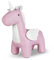 Zoosy Einhorn Tierhocker Pinky - Kindersitz, Spielelement & Deko in Pink/Weiß - 82 cm x 69 cm x 34 cm - Kunstleder