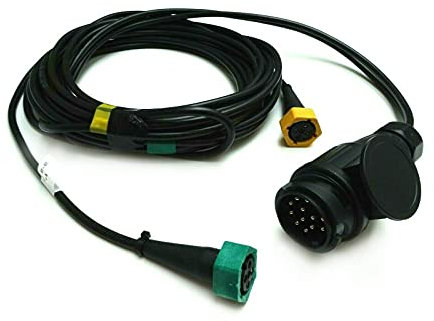 MelTruck® Kabelsatz Stecker 13-poliger für Rückleuchten PKW Anhänger Anhängerkabel (4m Kabel)