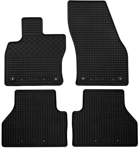 Gummi Fußmatten passend für VW Caddy ab 11/2020/Ford Tourneo Connect ab 5/2022 AZUGA AZ10092596 Gummimatten Automatten