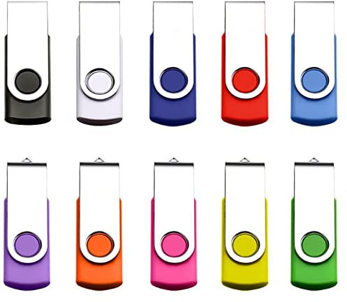 Lot de 100 clés USB en métal Capacité réelle 32 Go