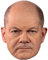 Celebrity Cutouts Olaf Scholz (Stoic) Maske aus Karton