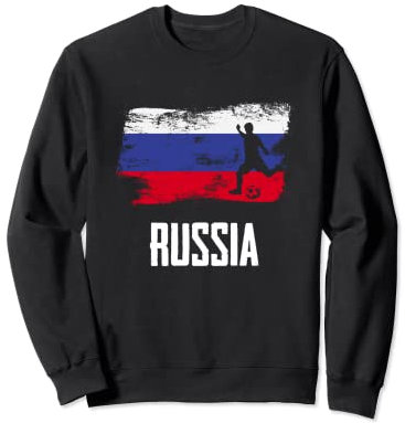 Russia Flag Jersey Russia Soccer Team Russia Sweatshirt