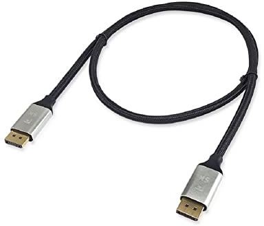 Equip 119261 DisplayPort 1.4 Kabel 1 m Aluminium, Schwarz