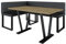 Eckbank Akiko Metal mit Tisch - Eckbankgruppe für Ihrem Esszimmer, Küche modern, Sitzecke, Essecke. Perfekt für Küche, Büro und Rezeption. Solide und Starke Verarbeitung. (Soft 11, 196x142 Links)