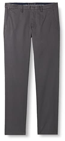 Tommy Hilfiger Herren Hose Core Bleecker 1985 Pima Cotton Chino, Grau (Dark Ash), 30W/32L