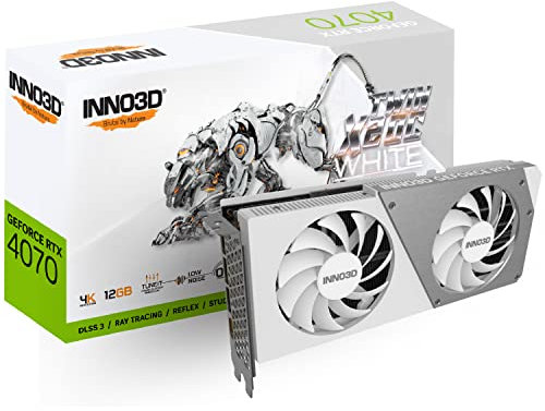 INNO3D GeForce RTX 4070 Twin X2 OC Bianco, 12288 MB GDDR6X