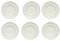 KHG 6er Set Pastateller, extra groß mit 30cm Durchmesser in weiß, perfekt für Gastro und Zuhause, hochwertiges Porzellan, Suppenteller, Salatteller, Spühlmaschinengeeignet