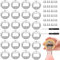 DBALL 26 Pièces Decapsuleur Ronds Ouvre-Bouteille Insert Kit avec Vis et Tournevis Métal Ouvre-Bouteille de Bière pour Bars Familles Restaurants (Argent)