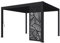 Weide Dekorative Lamellenwand Paneel Zubehör für Weide Pergola | Blatt-Design | Aluminium | Anthrazit, Weiß | 3 Breiten | Flexibler Sichtschutz und optimale Luftzirkulation (Anthrazit, 93 cm)
