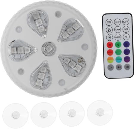 HAPINARY Decoración 1 Juego Luz De Buceo Rgb Luz De La Bañera De Hidromasaje Luces Subacuáticas De La Piscina Luces De Piscina Enterrada Luz Del Tanque De Peces Ventosa Abdominales Pecera