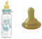 nip Standardflasche PP mit Trinksauger Anatomisch Latex, ab 6 Monate, Blau, Größe M, 250 ml, Boy & Trinksauger Rund, Latex, 0 Monate plus, M