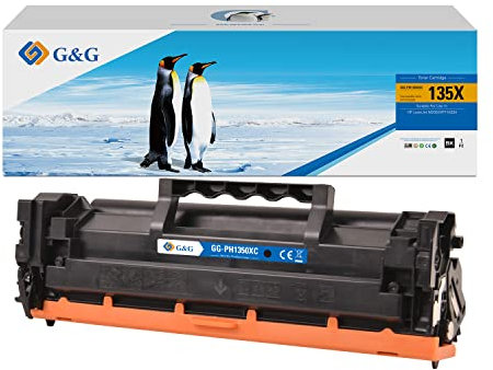 G&G 135X Toner Kompatibel für HP 135A 135X W1350A Toner für HP Laserjet m209dw MFP m234dw m234sdn m234sdw mit Chip (1 schwarz)