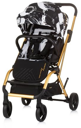 Chipolino Kinderwagen, Buggy Twister 360 Grad drehbar, Rückenlehne verstellbar, Farbe:schwarz gemustert