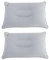 LANAFAY 2PCS Aufblasbare Kissen für Camping, Portabel Kissen Reisen, Beflockung Komfortabel Kissen, Ergonomisches Strandkissen, für Camping, Angeln, Strand, Draussen