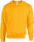 TICTEX Unisex Heavy Blend Crewneck Sweatshirt by Gildan - Herren-Pullover Baumwolle mit Rundhals in vielen Farben - große Größen - Gold, M