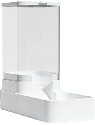 Automatic Cat Feeder 3.8L Small Medium Pet Automatic Food Feeder and Waterer Dispenser | Travel Supply Feeder and Water Dispenser for Dogs Cats Pets Animals, Dry Food Dispenser for Dogs and Cats