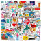 100 Stück Krankenschwester Aufkleber, Wasserfeste Doktor Sticker, Doktor Sticker Set, Lustige Medizinische Aufkleber, Anime Tag Der Krankenschwester Aufklebe für Laptop Skateboard Gitarre