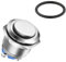 16 MM Interruttore a Pulsante Momentaneo, IP67 Impermeabile Pulsante in Metallo, SPST Terminale a Vite, 3A/12V 24V 36V DC 220V 250V AC Tasto Momentanei