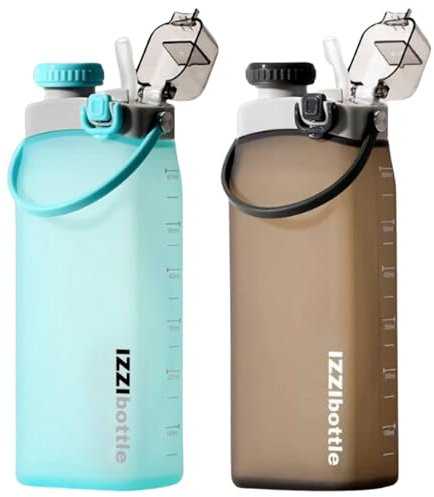 IZZIbottle Trinkflasche 600 ml Sport – SoftTouch, BPA-frei, aus Silikon – Leicht, wiederverwendbar – Perfekt für Uni, Arbeit, Fitness, Fahrrad, Outdoor, Reisen & Kinder-wasserflasche