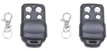 Lot de 2 télécommandes d'ouverture de porte de garage à 4 boutons 433 MHz pour Chamberlain Motorlift