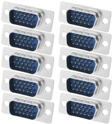 Create idea 10 St¨¹cke 3 Reihe 15-Pin Stecker Buchse Stecker DB15 D-Sub-stecker F¨¹r Automatische Steuerung Einheit