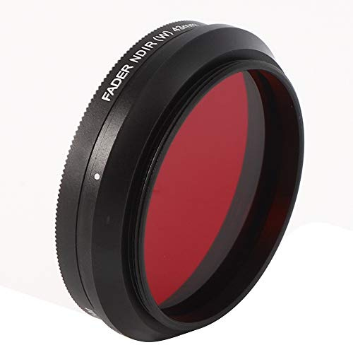 Tbest Fotga Einstellbare Infrarot -Filter Professionelle Wellenlänge IR für die Fotografie Kreation Aluminiumlegierung Optisches Glas 43 Mm 46 Mm (43MM)
