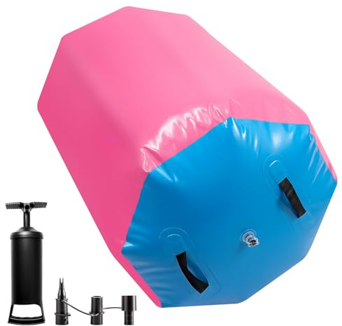 Trintion Aufblasbare Turnmatte mit Air Roller für das Training PVC Trainingsgerät