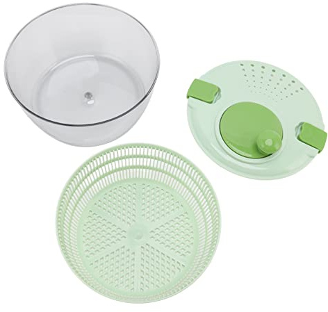 4L Vegetable Dryer Salad Spinner, PP Multifunction Salad Drainer Bowl for Home Kitchen, Lettuce Dryer with Lid and Drain Basket for Fresh Greens