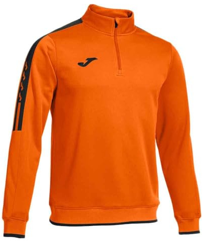 Joma Kinder-Thermo-Sweatshirt mit halbem Reißverschluss, 6XS-2XS, weiches Fleecefutter und hoher Kragen für Jungen, Olympia-Design