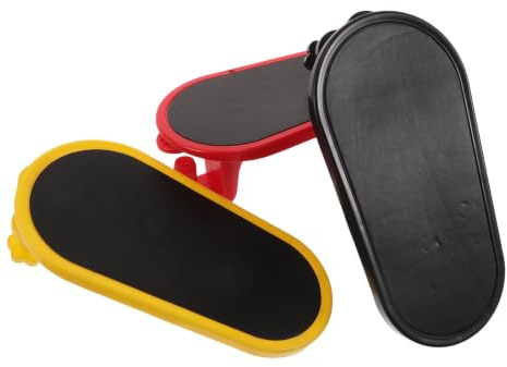 Tofficu Plateau D'extension de Bureau Ergonomique 3pcs en Plastique et Caoutchouc Repose-bras pour Bureau à Domicile et Gaming Installation Facile