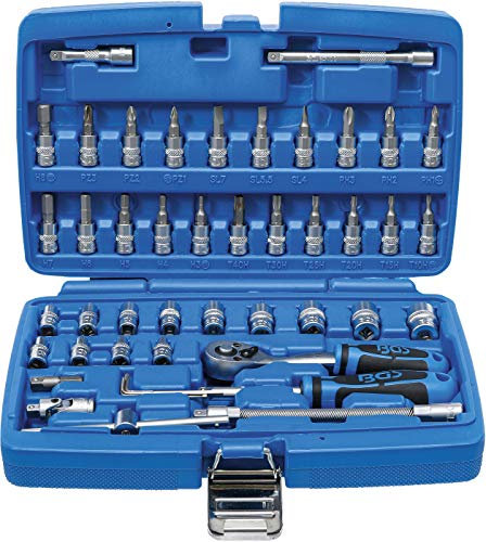 BGS Steckschlüssel-Satz - Antrieb 6,3 mm (1/4) - 46-tlg.