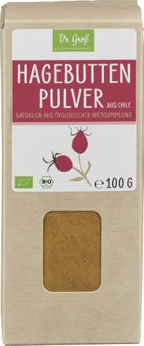 Dr. Groß Hagebutten Pulver, 1er Pack (1 x 100 g) - Bio