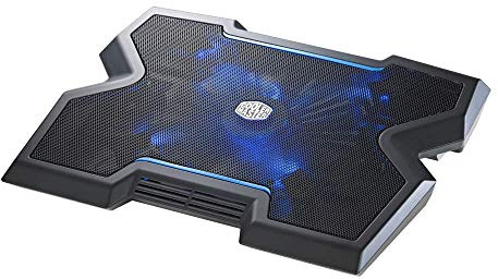 Cooler Master Netepal X3 - Base de refrigeración para portátil (USB, Ventilador de 200 mm), Negro