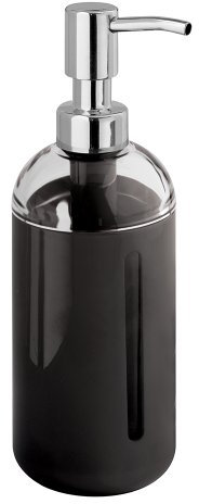 iDesign 49087EU Syncware Seifenspender, schwarz / transparent