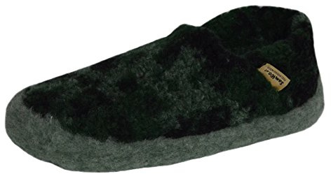 SamWo, Schafwoll-Wohlfühl-Hausschuh/Pantoffeln Unisex,weiche rutschfeste Sohle,100% Schafwolle Größe: 37-48