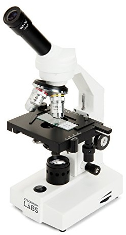 Celestron 44230 CL-CM2000CF Compound Microscope, 40x-2000x Magnification, White