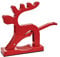 HIC Harold Import Company, 43818 Nutcracker Rentier-Nussknacker, Aluminium, rot