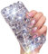 Aearl Voller Diamant Hülle für iPhone 6 Plus TPU Silikon Transparent 3D Bling Glitzer Kristall Steinchen Handyhülle mit Displayschutzfolie für Apple iPhone 6S Plus - klar