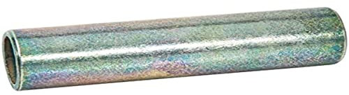 WERKA PRO, Entretoise en métal pour roue de brouette ou chariot, diamètre extérieur 20 mm, diamètre intérieur 16 mm, longueur 74 mm, idéale pour vos projets de bricolage et jardinage, Couleur argentée